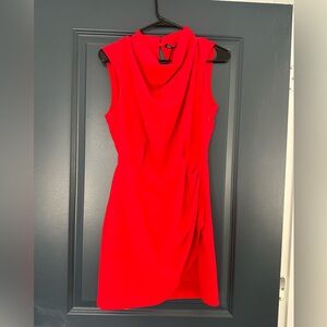 Short red Zara dress